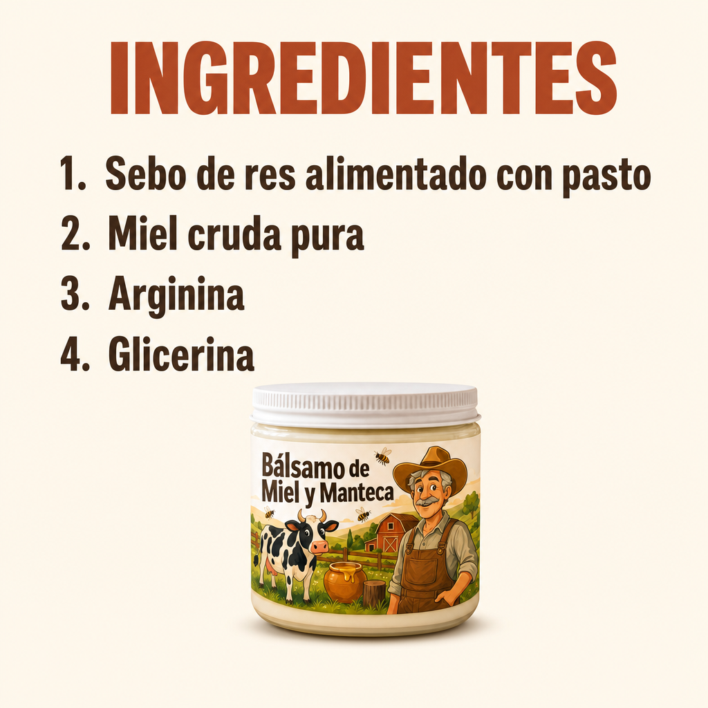 Bálsamo de Miel y Manteca