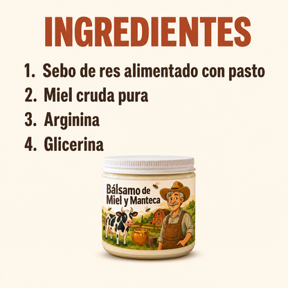 Bálsamo de Miel y Manteca