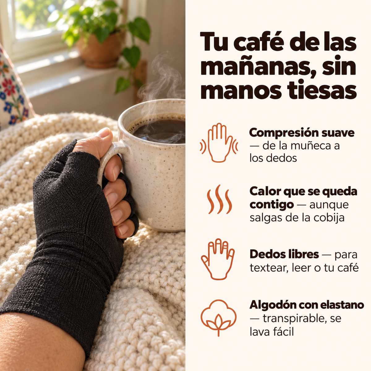 Guantes de Compresión para Artritis