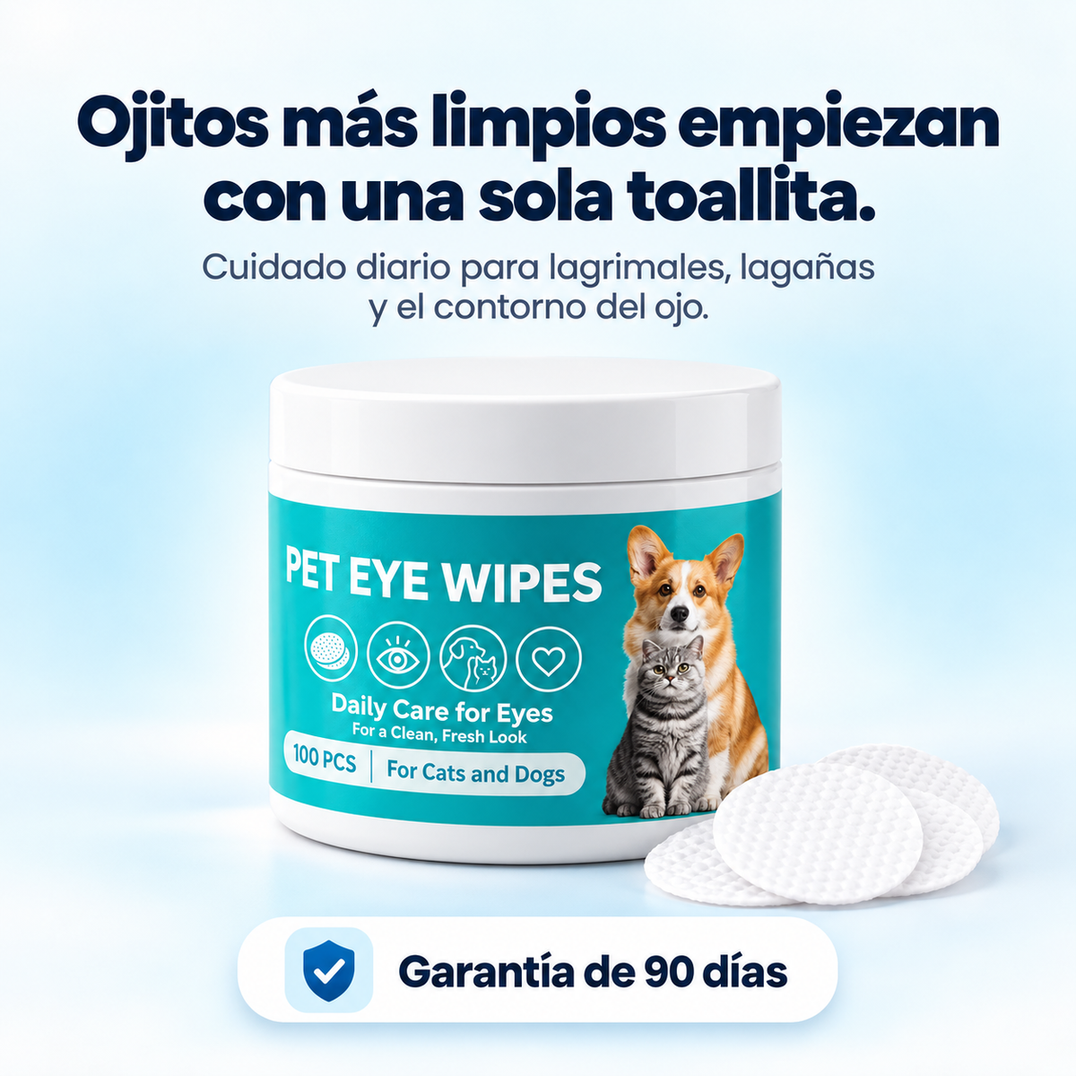 Kit Ojitos Limpios – Toallitas Lagrimales