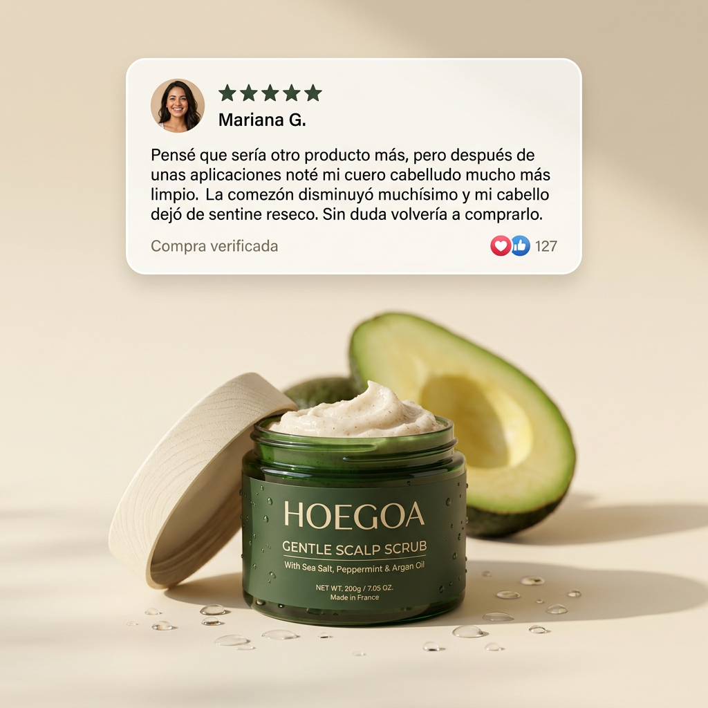 Hoegoa® Exfoliante Capilar Natural