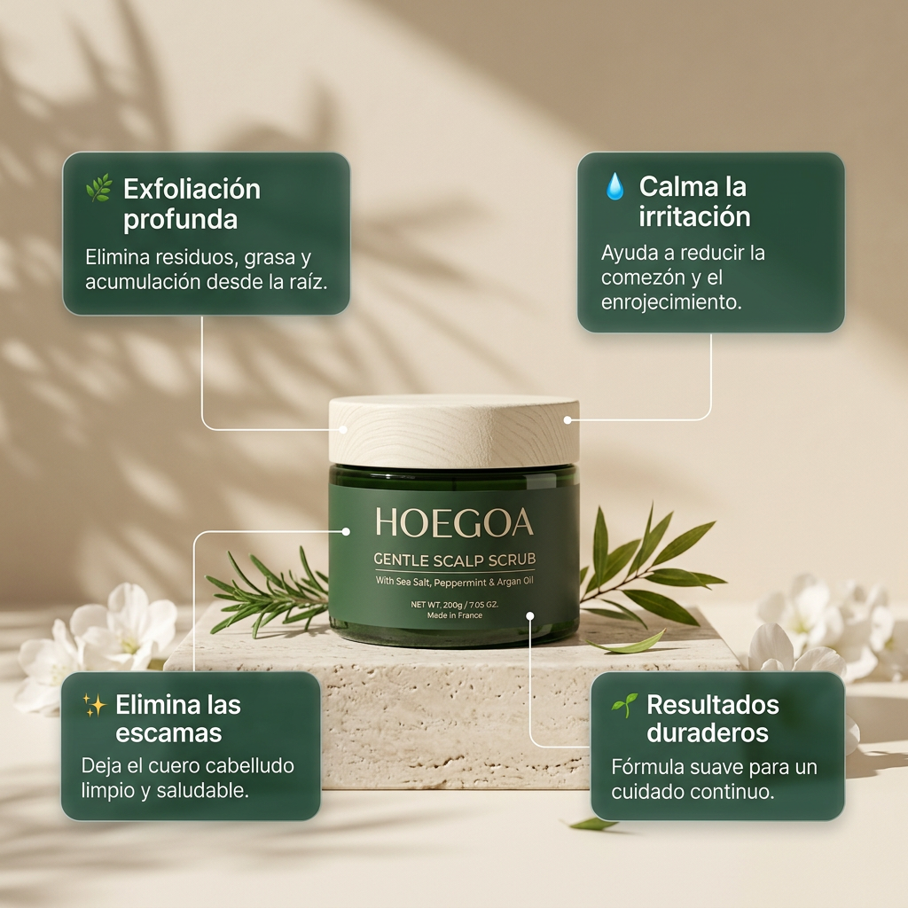 Hoegoa® Exfoliante Capilar Natural