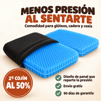 Zabyro™ Cojín de Gel Efecto Flotación