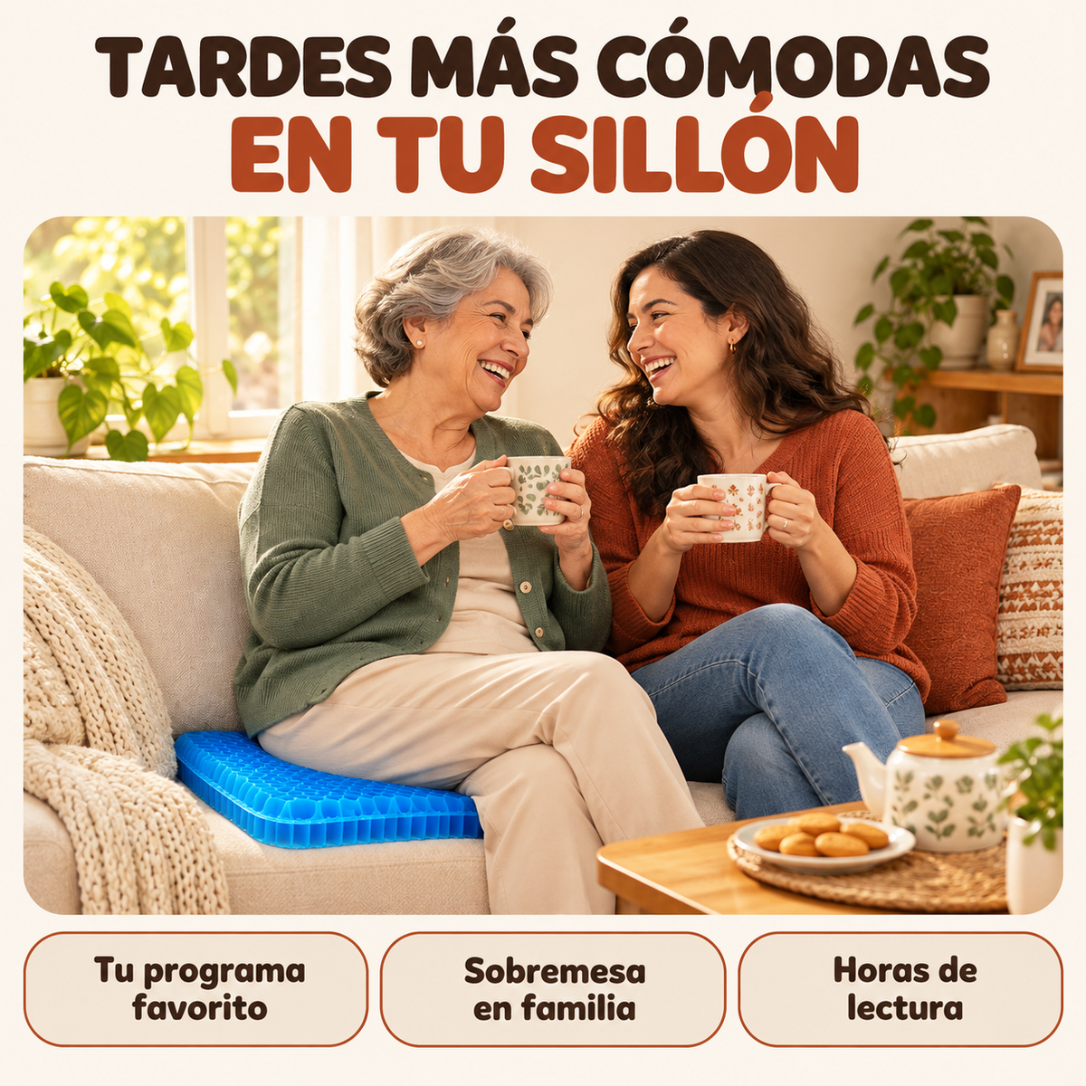 Zabyro™ Cojín de Gel Efecto Flotación